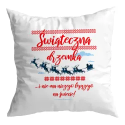 Poduszka BOŻE NARODZENIE Świąteczna drzemka